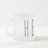 Tasse Givré Bonjour (Gauche)