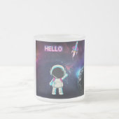 Tasse Givré Bonjour de l'espace. (Centre)