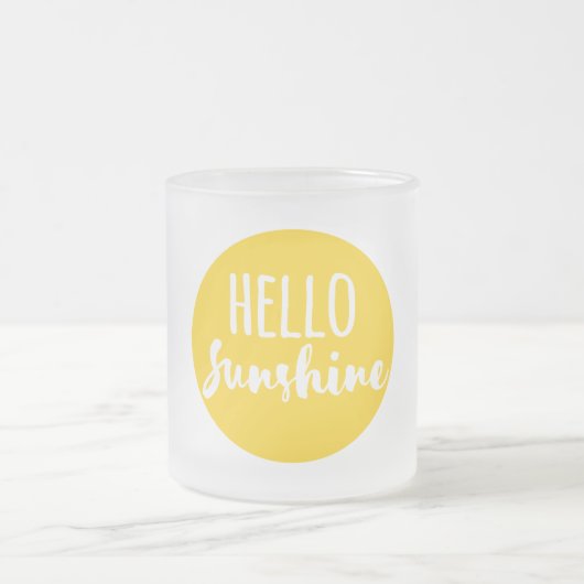 Tasse Givré Bonjour Sunshine (Centre)