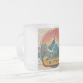 Tasse Givré Bonne conception d'anniversaire (Devant gauche)
