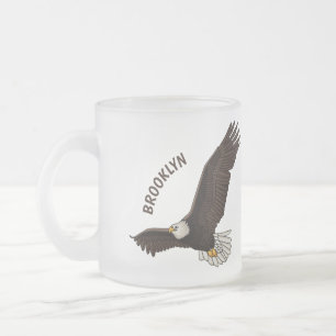 Tasse Givré Bonne illustration de dessin d'aigle à chauve-sour