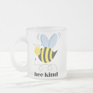 Tasse Givré Bonne princesse d'abeille avec couronne et slogan 