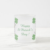 Tasse Givré Bonne Saint Patrick ! Clover avec Calla (Centre)