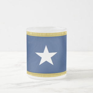Tasse Givré Bonnie Blue Flag First Texas Cofederate Volunteers