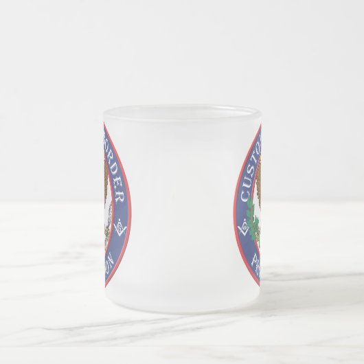 TASSE GIVRÉ BOUCLIER DE CBP EAGLE (Centre)