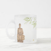 Tasse Givré Bouddha, zen, tranquillité, guérison de la paix, b (Gauche)