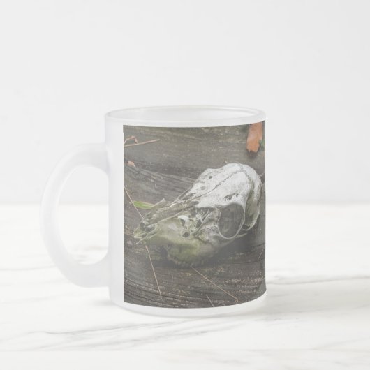 Tasse Givré Boue crânienne de cerf blanc (Gauche)