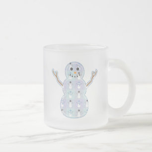 Tasse Givré Boue de courtepointe d'hiver