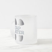 Tasse Givré Bouge de café en verre glacé à l'eau du robinet (Devant gauche)
