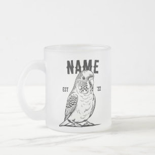 Tasse Givré Bougie noire et blanche personnalisée