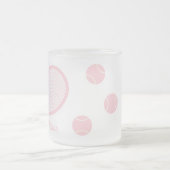 Tasse Givré Boule de tennis rose Pastel personnalisée (Centre)