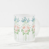 Tasse Givré Bouquet de fleurs baroques (Devant droit)