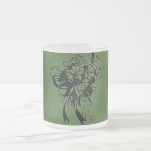 Tasse Givré Bouquet Shamrock irlandais de la Saint-Patrick