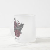 Tasse Givré Bourgogne Floral gothique (Devant gauche)