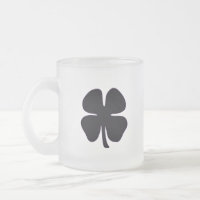 Bouteille en verre dépoli Black Clover