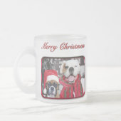 Tasse Givré boxeur de Noël (Gauche)