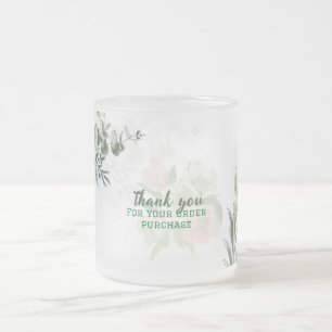 Tasse Givré Branche d'Eucalyptus Élégante – Confirmation de Co