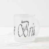 Tasse Givré Brian, Nom Fabriqué Avec Des Numéros, (Devant droit)