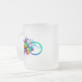 Tasse Givré Bright infinity with rainbow butterfly (Devant gauche)