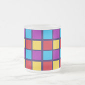 Tasse Givré Bright Squares (with red and blue)  (Centre)