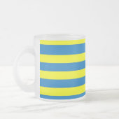 Tasse Givré Bright Yellow and Blue Stripes (Gauche)