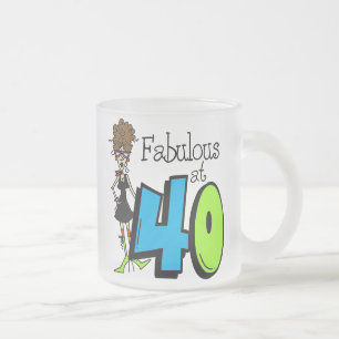 Tasse Givré Brune fabuleuse à l'anniversaire 40