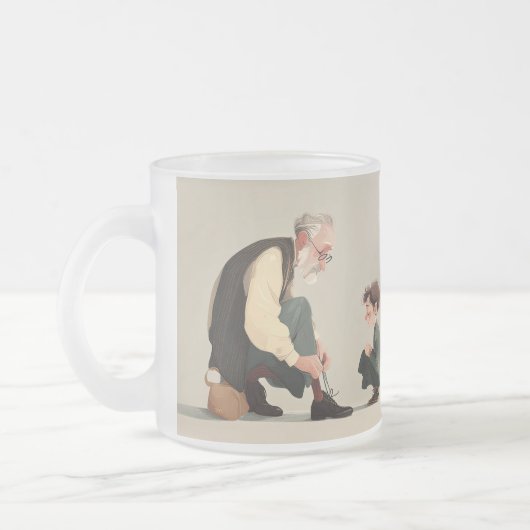 Tasse Givré Built By Love. Guided By Dad (Gauche)