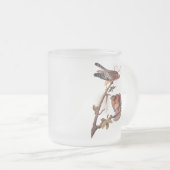 Tasse Givré Buse à épaulettes roux Audubon Oiseau de proie (Devant droit)