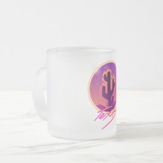 TASSE GIVRÉ CACTUS SUNSET NEON (Devant gauche)