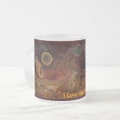 Tasse Givré Cadeau d'art aborigène australien (Devant gauche)