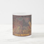 Tasse Givré Cadeau d'art aborigène australien (Centre)