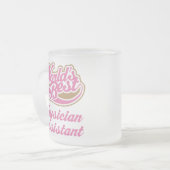Tasse Givré Cadeau d'assistant de médecin (Devant gauche)