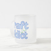 Tasse Givré Cadeau de conception de perles d'intoxiqué de (Devant gauche)