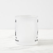 Tasse Givré Cadeau de contrebasse (Centre)