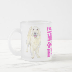 Tasse Givré Cadeau de maman de chiot golden retriever mignon