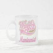 Tasse Givré Cadeau de manucure (mondes meilleurs) (Gauche)