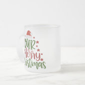 Tasse Givré Cadeau de Noël du Père Noël (Devant gauche)