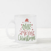 Tasse Givré Cadeau de Noël du Père Noël (Gauche)
