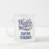 Tasse Givré Cadeau de professeur de guitare (Gauche)