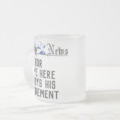 Tasse Givré Cadeau de retraite pour un médecin (Devant gauche)