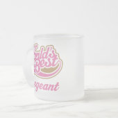 Tasse Givré Cadeau de sergent (Devant gauche)