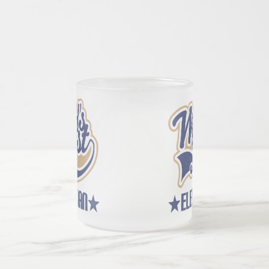 Tasse Givré Cadeau d'électricien (Centre)