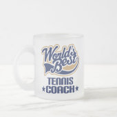 Tasse Givré Cadeau d'entraîneur de tennis (Gauche)