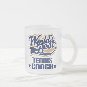 Tasse Givré Cadeau d'entraîneur de tennis