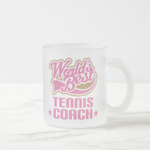 Tasse Givré Cadeau d'entraîneur de tennis