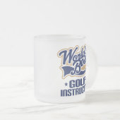 Tasse Givré Cadeau d'instructeur de golf (Devant droit)