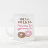 Tasse Givré Cadeau drôle d'assistant social (Gauche)