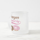 Tasse Givré Cadeau drôle d'avocat (Devant gauche)