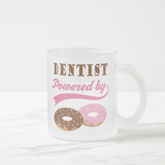 Tasse Givré Cadeau drôle de dentiste (Droit)