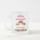 Tasse Givré Cadeau (drôle) de directeur de bureau (Gauche)